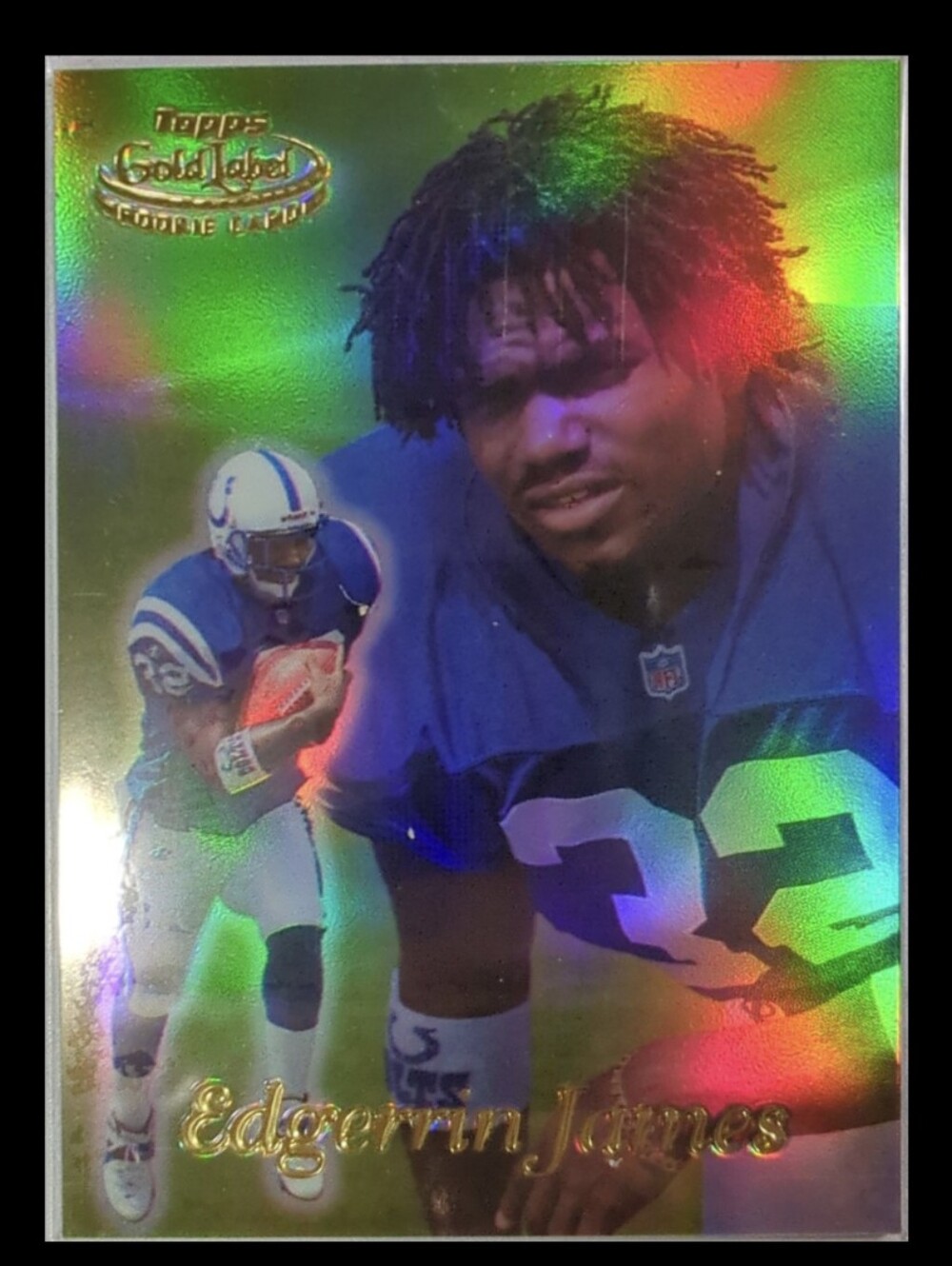 Edgerrin James 1999 Topps Gold Label Colts HOF Rookie Card #100 NM